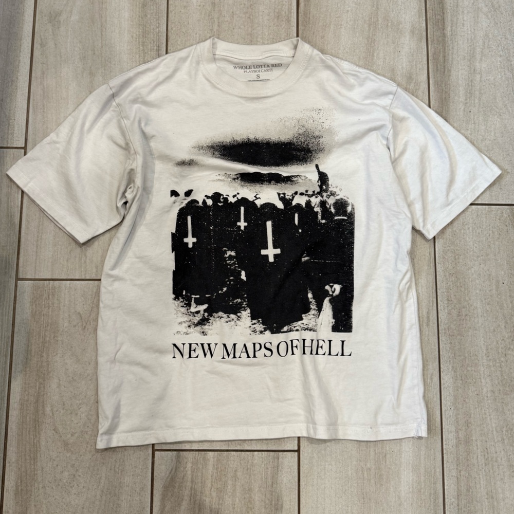 Playboi carti new maps of hell WLR merch tee